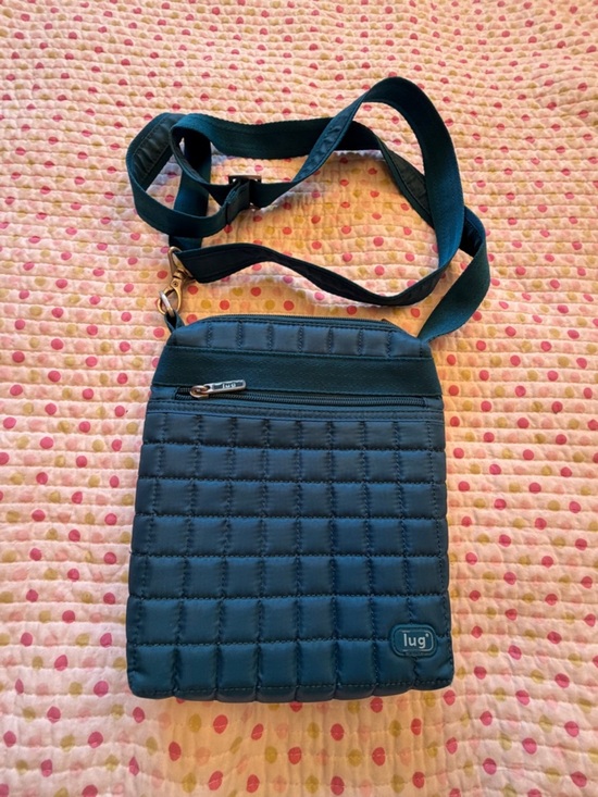 lug Handbags - lug Quilted Crossbody Bag in Teal Blue-Great Condition